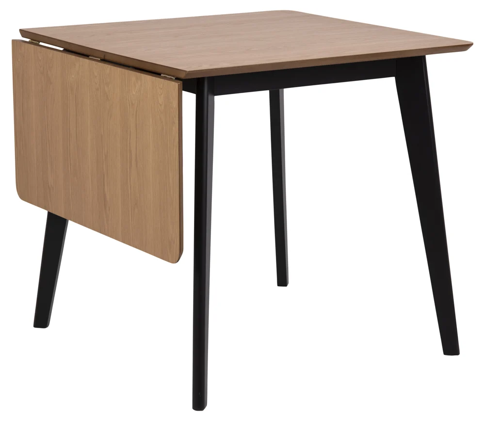 Actona Roxby Esstisch Ausziehbar Rubberwood/Holzwerkstoff/80/120x80 cm