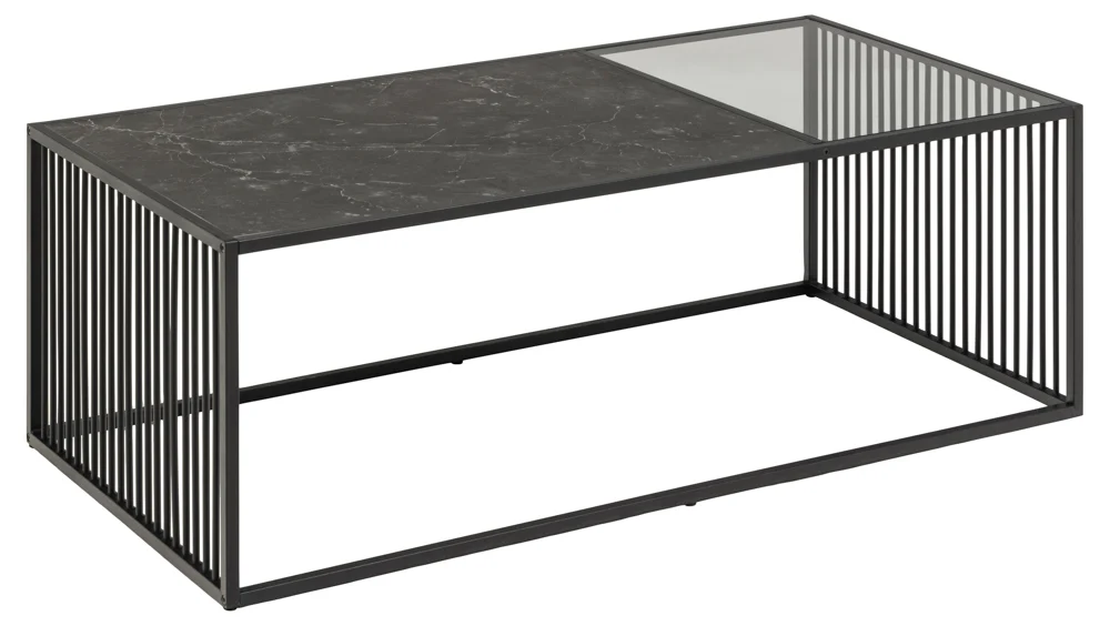 Actona Strington Couchtisch Stahl/Holzwerkstoff