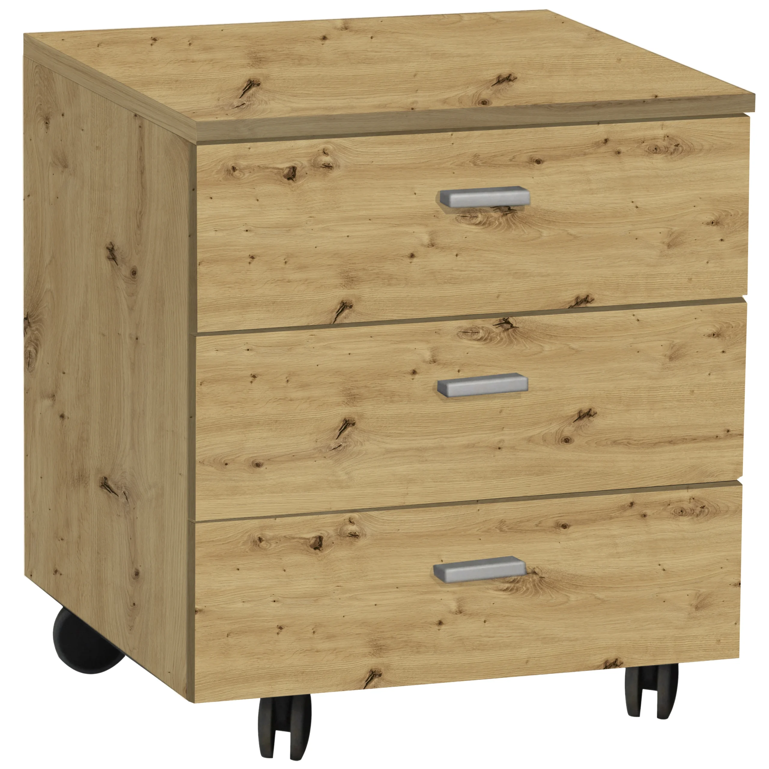 Mäusbacher Office Rollcontainer Holzwerkstoff 3 Schubkästen 45x52x45 cm
