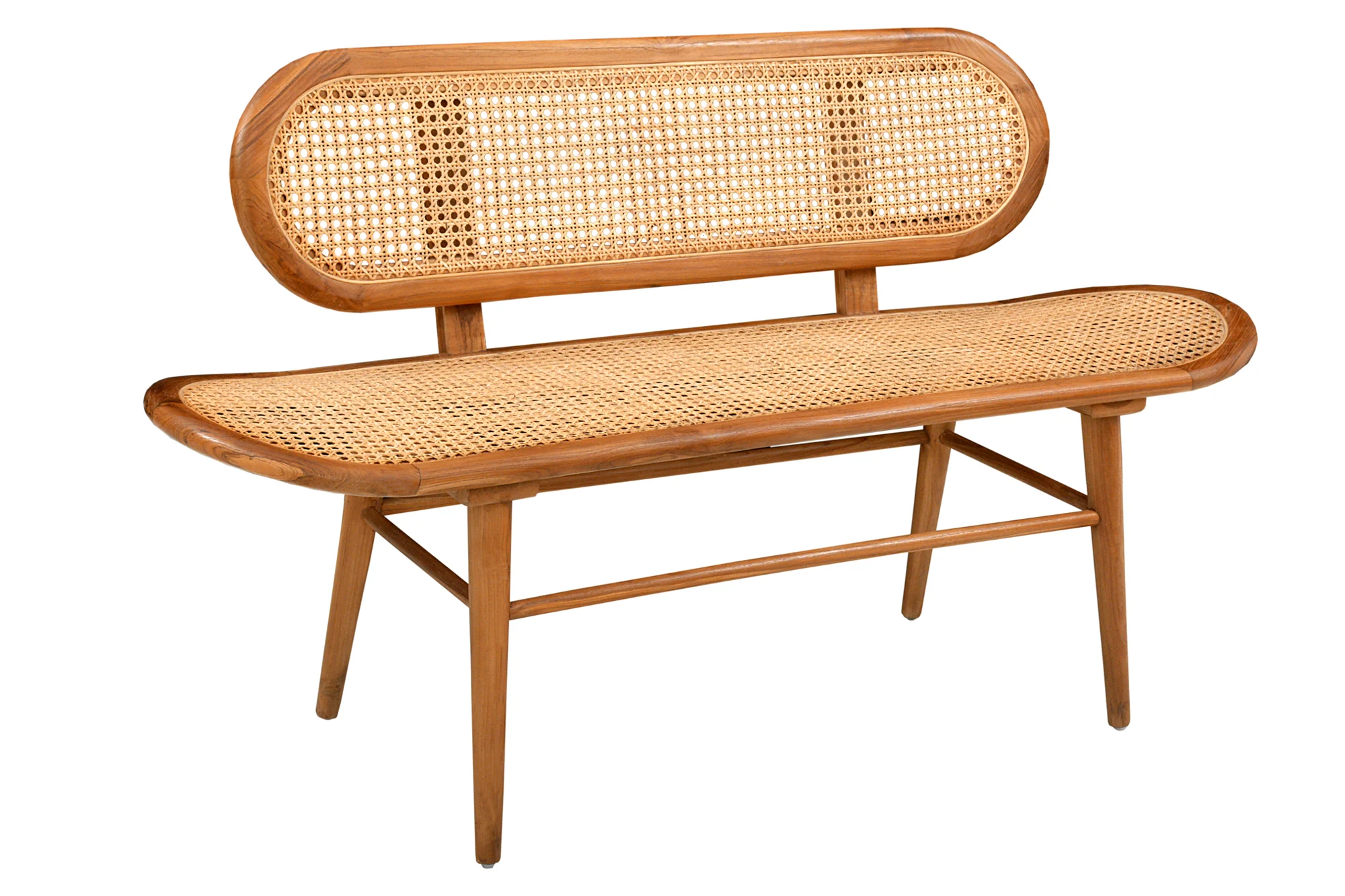 SIT Möbel RATTAN Bank, groß Rattan/Teak natur