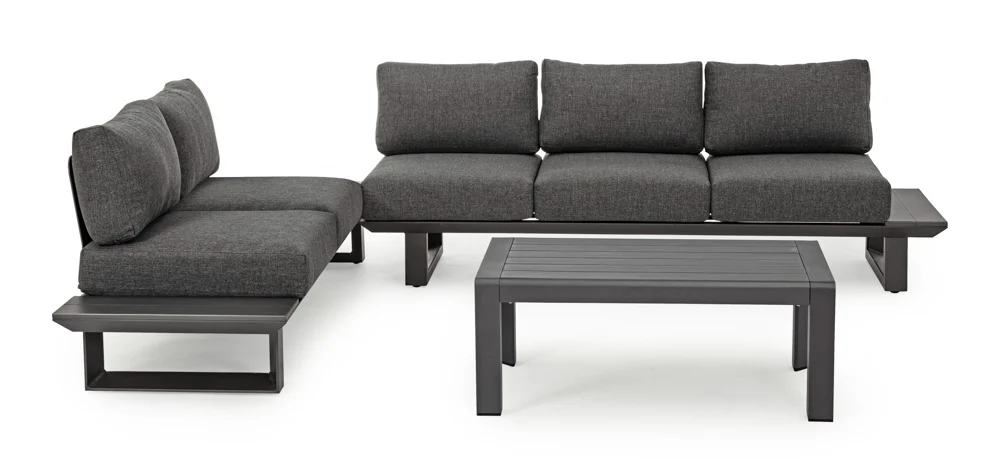 Bizzotto Konnor Ecksitzgruppe Aluminium/Polyester