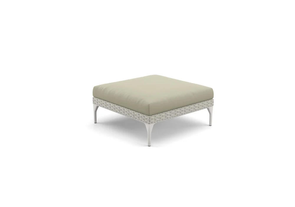 Dedon MU Lounge Hocker 90x90 cm inkl. Sitzkissen