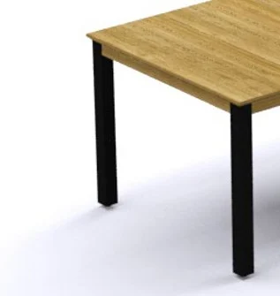 Zebra Derex Tischbeine Aluminium pulverbeschichtet graphite