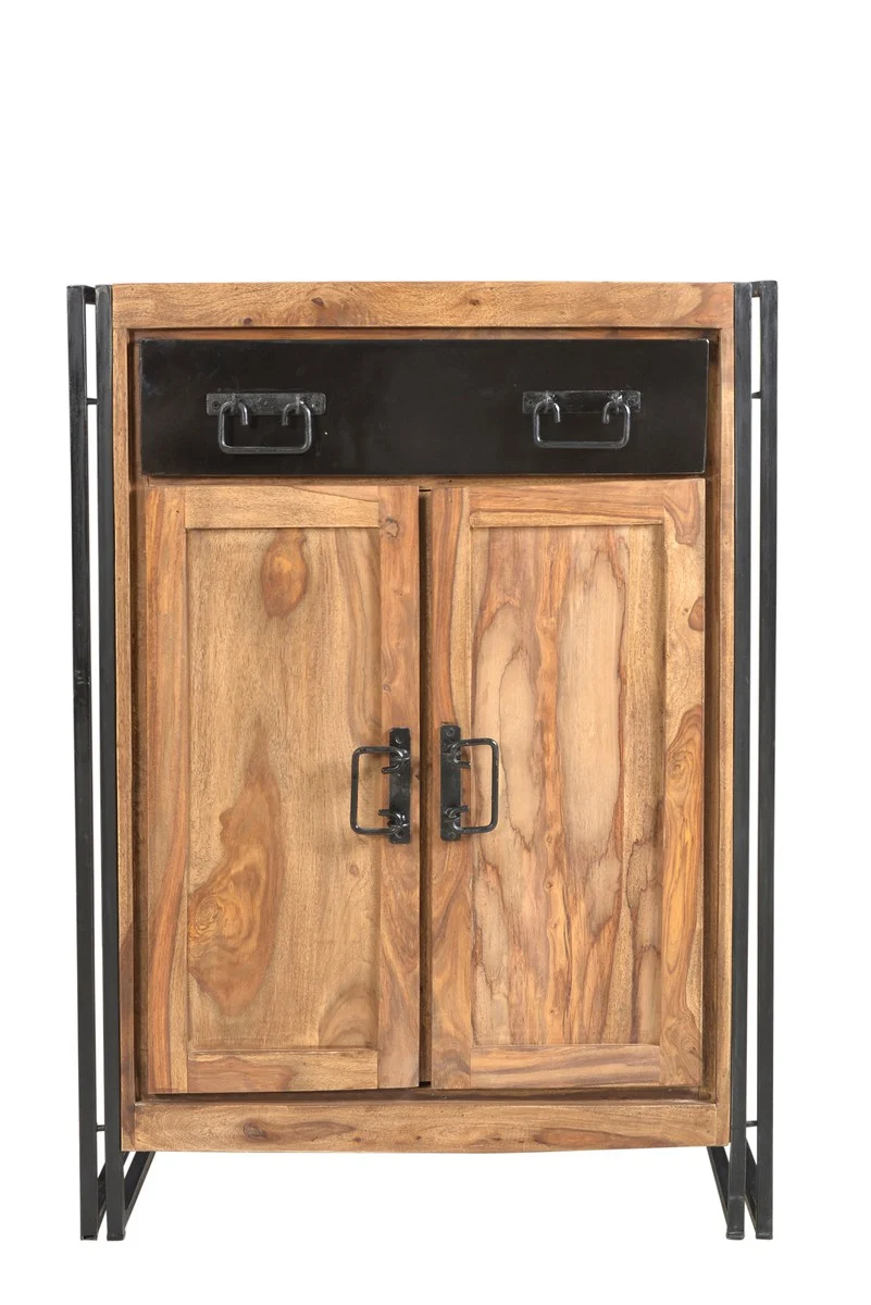 SIT Möbel PANAMA Highboard Altmetall/Akazie gebeizt und geölt Gebrauchsspuren