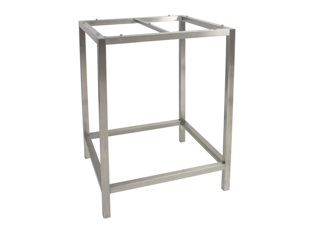 Stern Stehtischgestell Edelstahl 80x80 cm