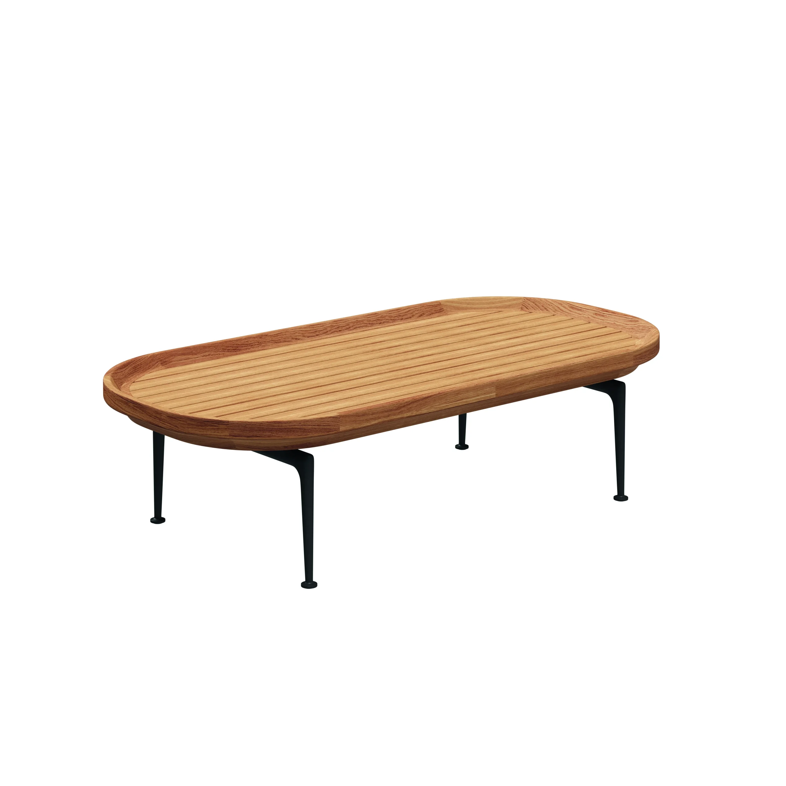 Gloster MISTRAL Coffee Table Aluminium/Teak 120x60,5 cm