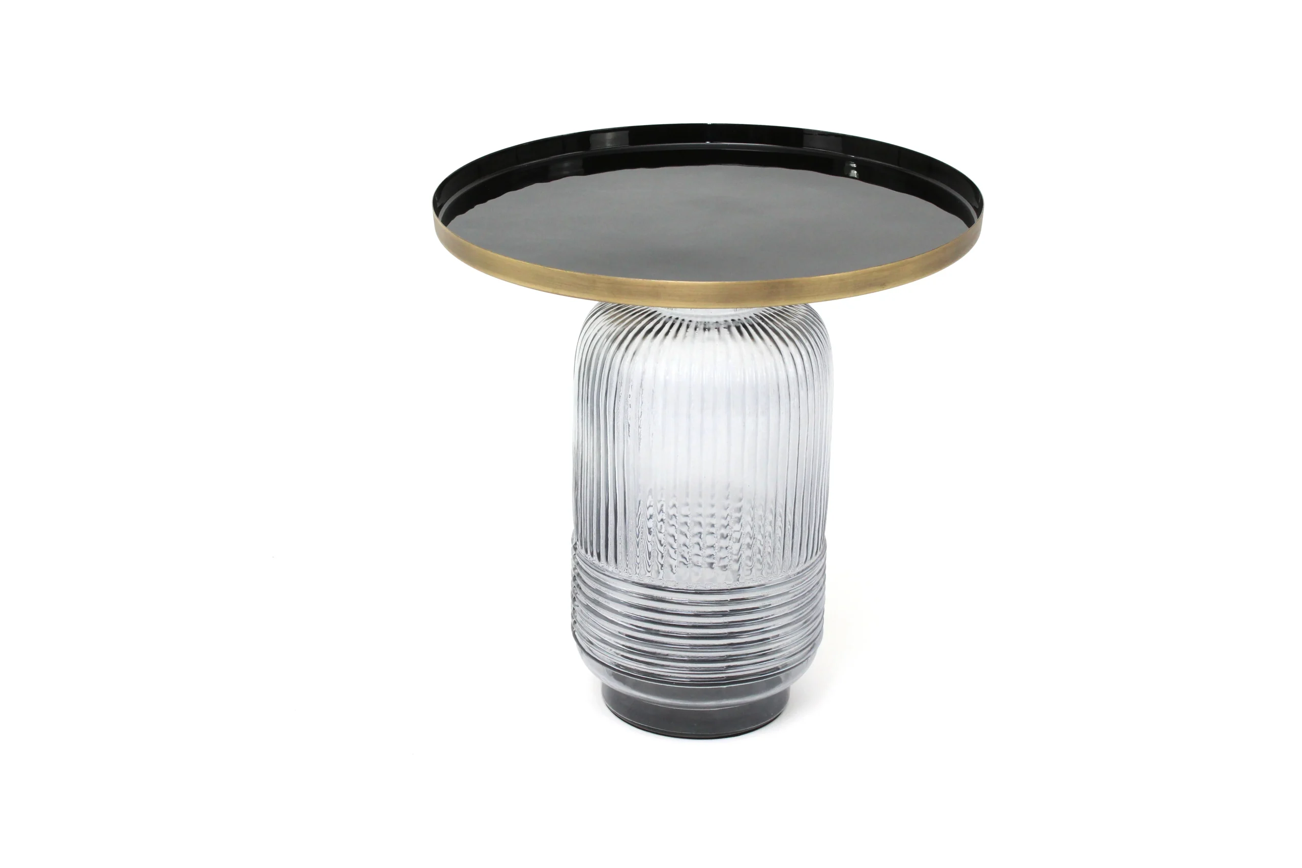 Concept Alina Beistelltisch Messing Glas