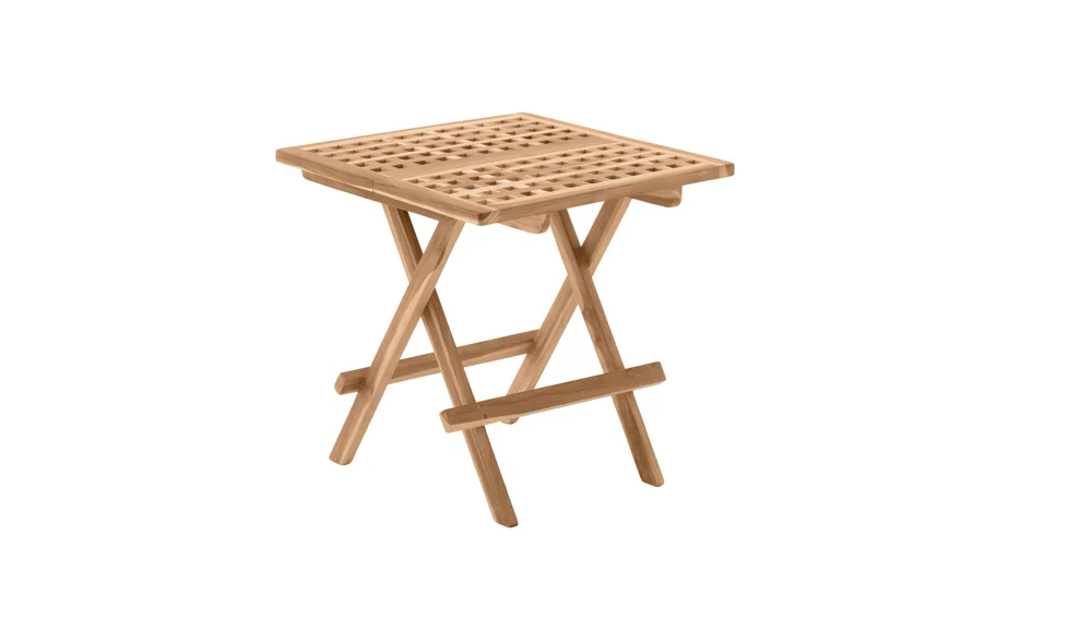 Möbilia Gartentisch Teak klappbar 50x50 cm