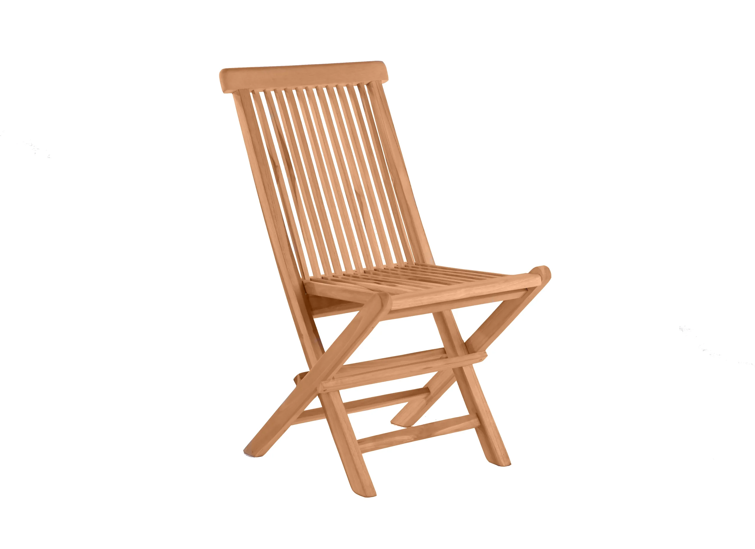 Möbilia Gartenstuhl 2er-Set Teak klappbar