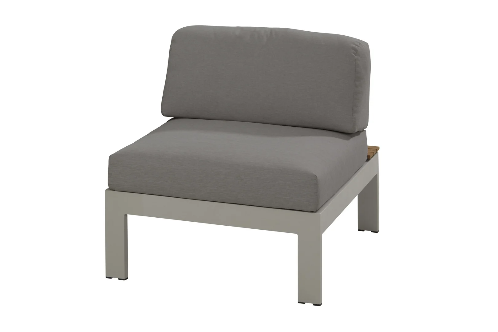 4Seasons Mistral Mittel-Element inkl. Kissen Alu/Teak