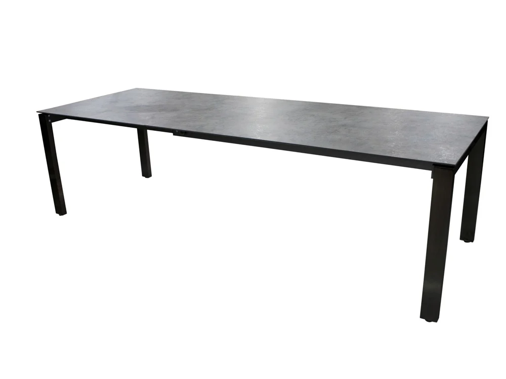 4Seasons Goa Ausziehtisch Aluminium anthrazit HPL 167/217/267x95 cm