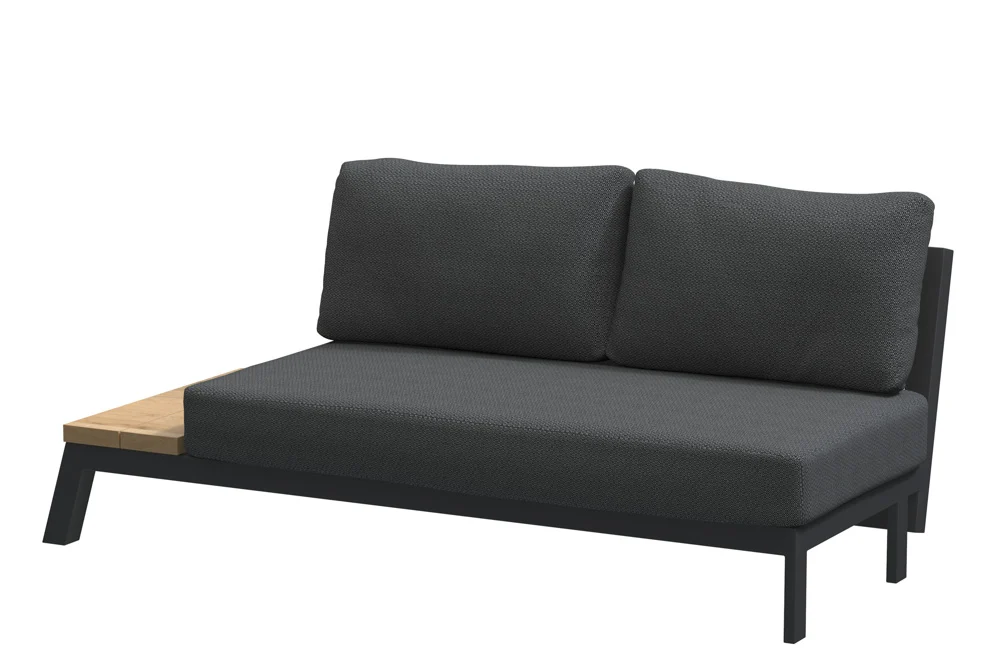 4Seasons Empire Plattform 2-Sitzer Ablage rechts inkl. 3 Kissen
