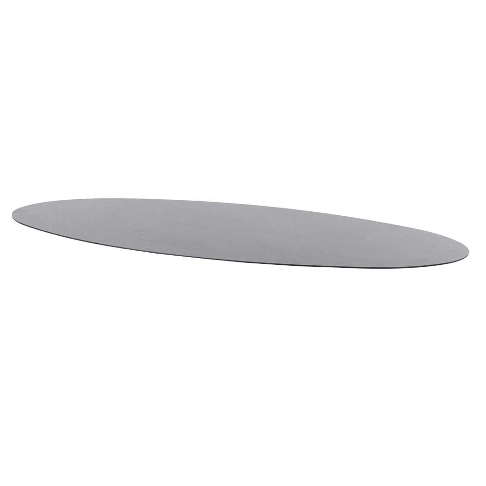 4Seasons Privada HPL Tisch-PLATTE oval, 240x107cm antrazit