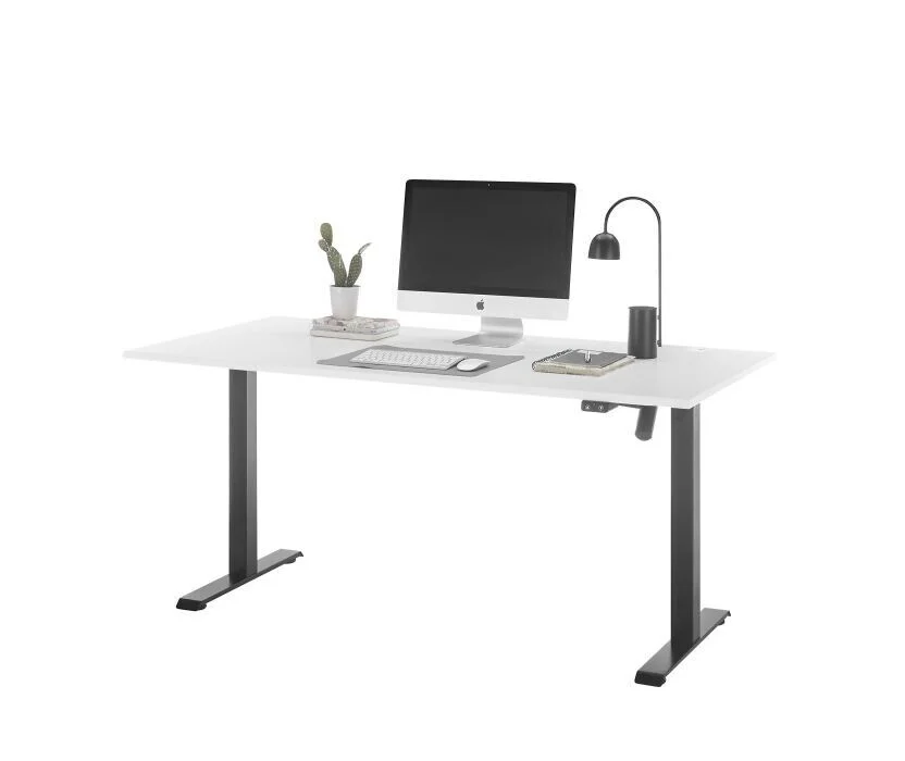 Bega Consult Tom VII Schreibtisch Lichtgrau - Höhenverstellbar 72-120 cm