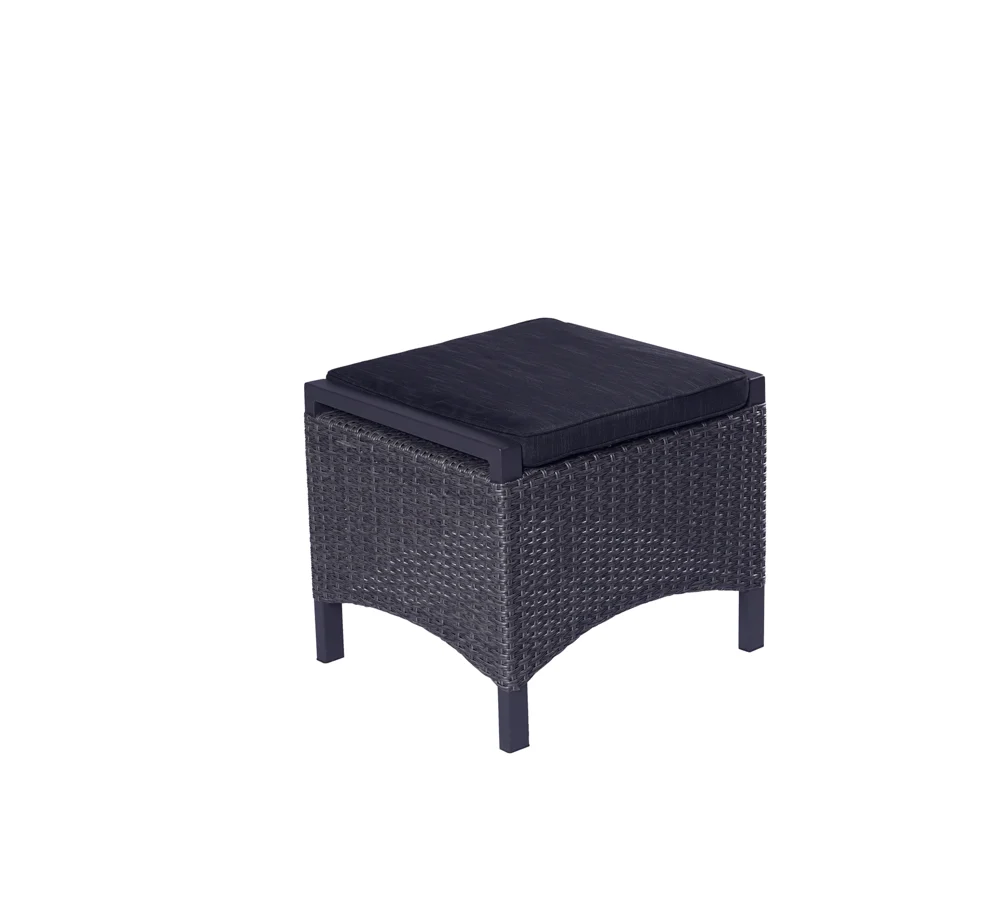 LC Garden Keramo Dining Hocker Aluminium/Polyrattan inkl. Kissen
