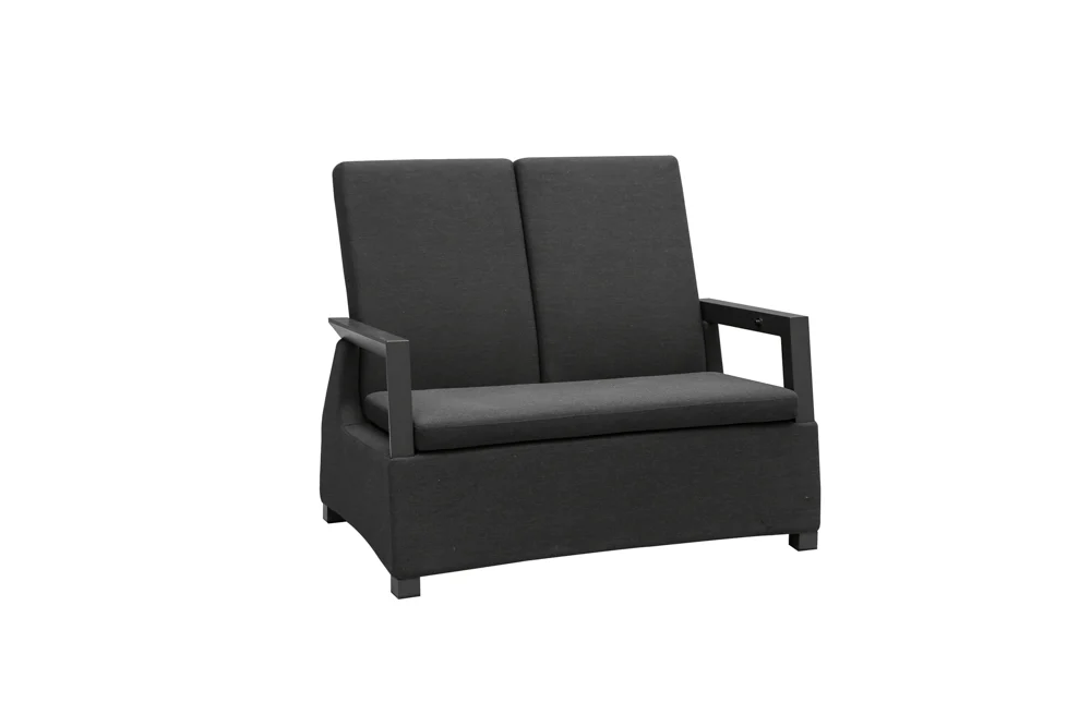 CLEMENTO New Malaga 2-Sitzer Sofa Aluminium/Sunbrella