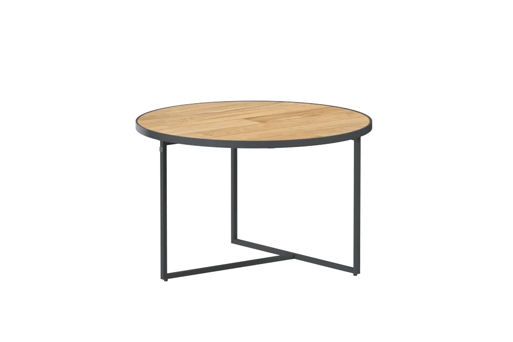 4Seasons Strada Beistelltisch Teak natur rund