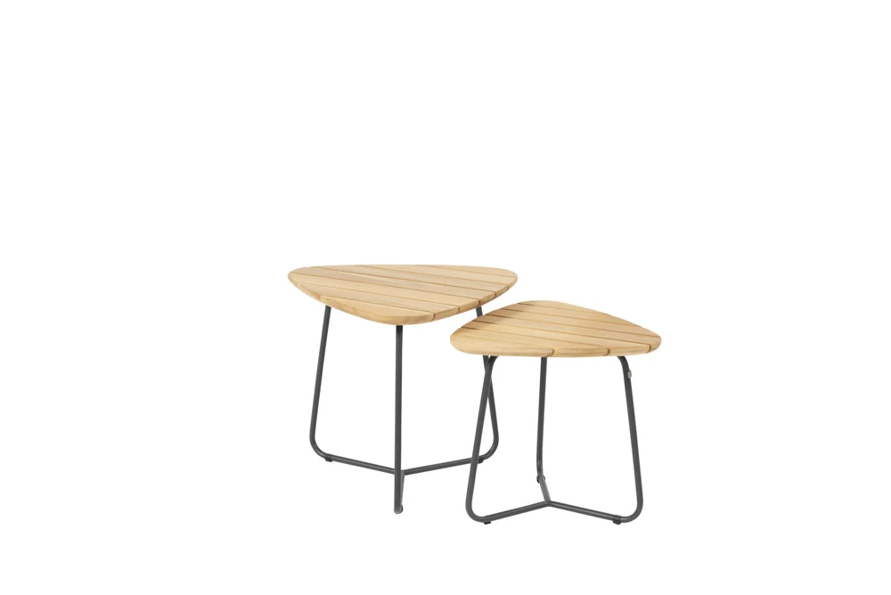 4Seasons Verdi 2er-SET Beistelltische Teak