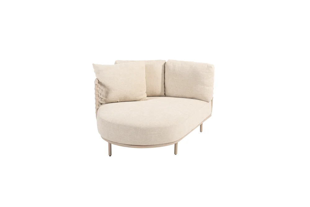 4Seasons Sardina Chaise Lounge Arml. Rechts inkl. 3 Kissen