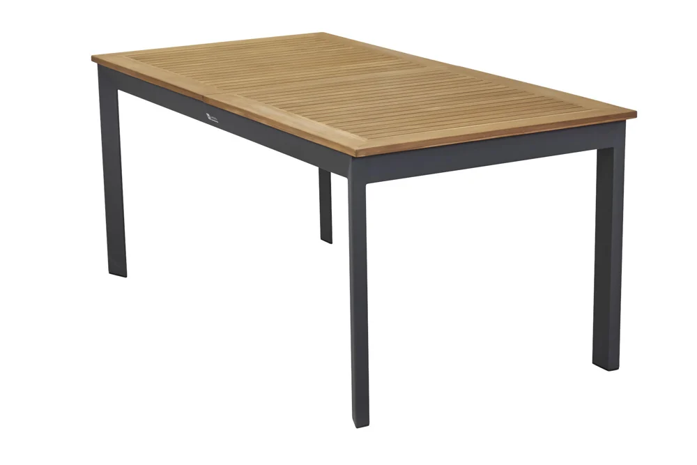 LC Garden Unicamo Ausziehtisch Aluminium/Teak Natur 180/240x90 cm