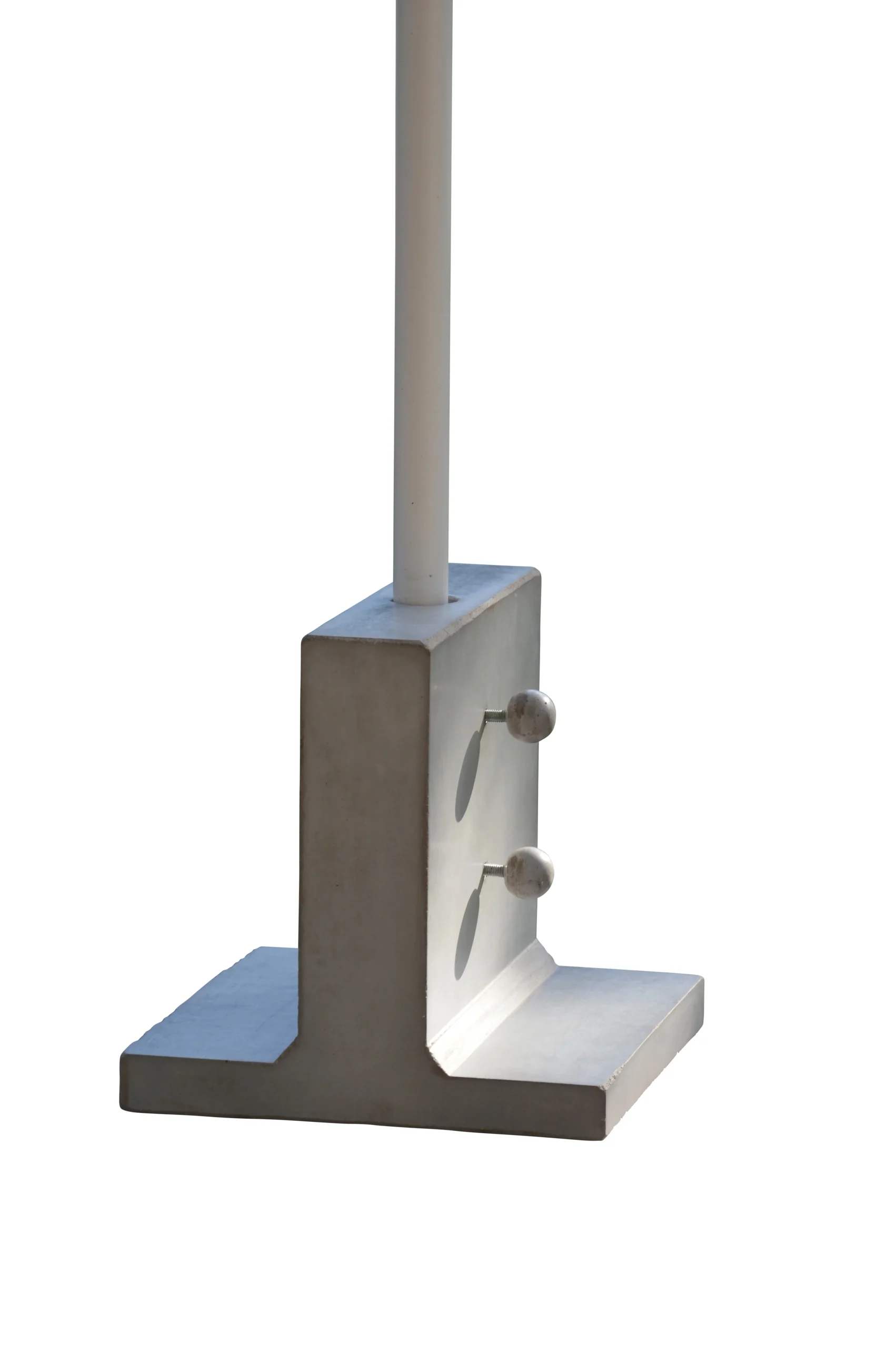 Jan Kurtz T-Stand Schirmständer Beton gewachst 30x30x30 cm