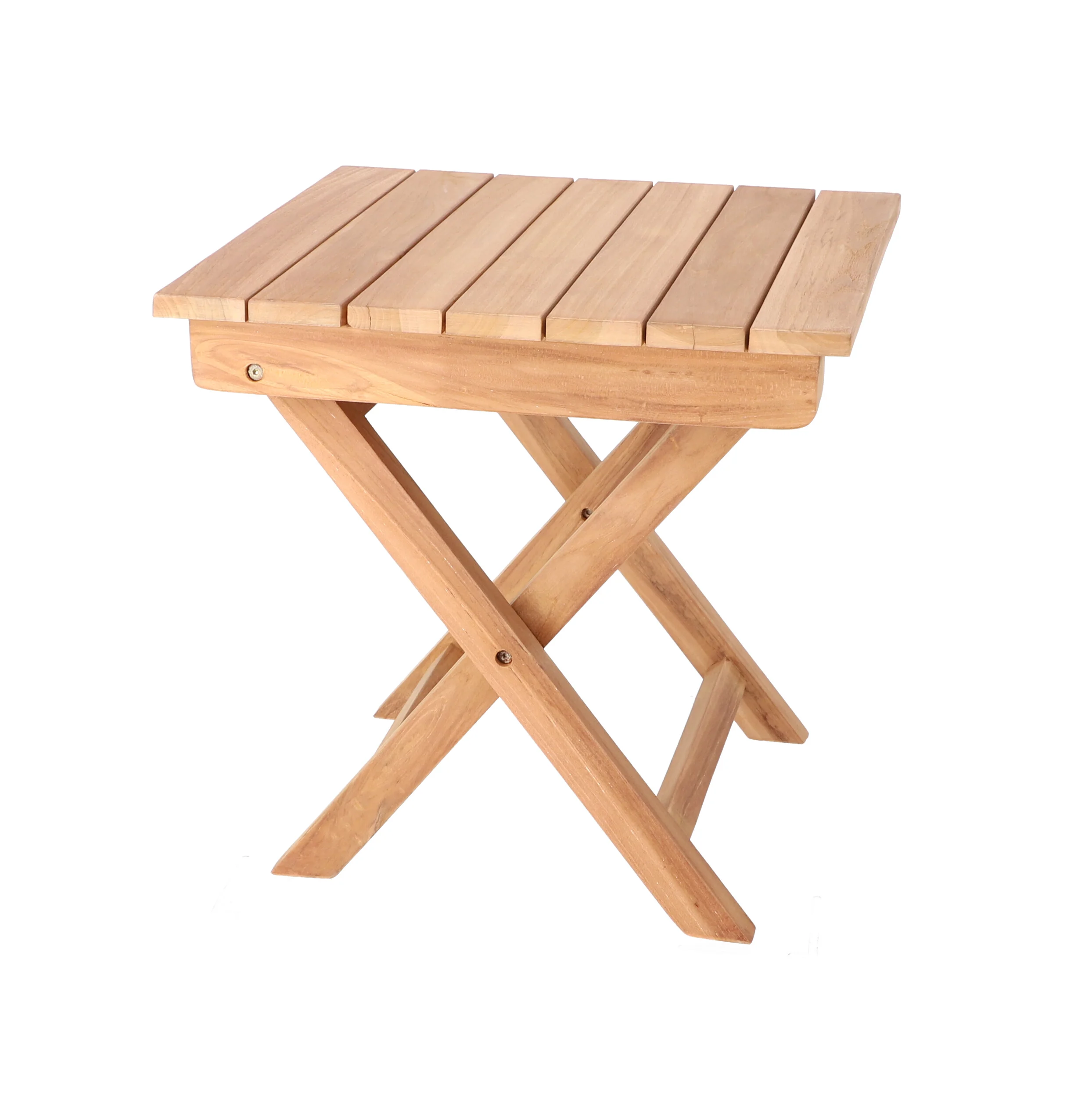 Jan Kurtz Fiji Beistelltisch Teak massiv natur 48x48x46 cm