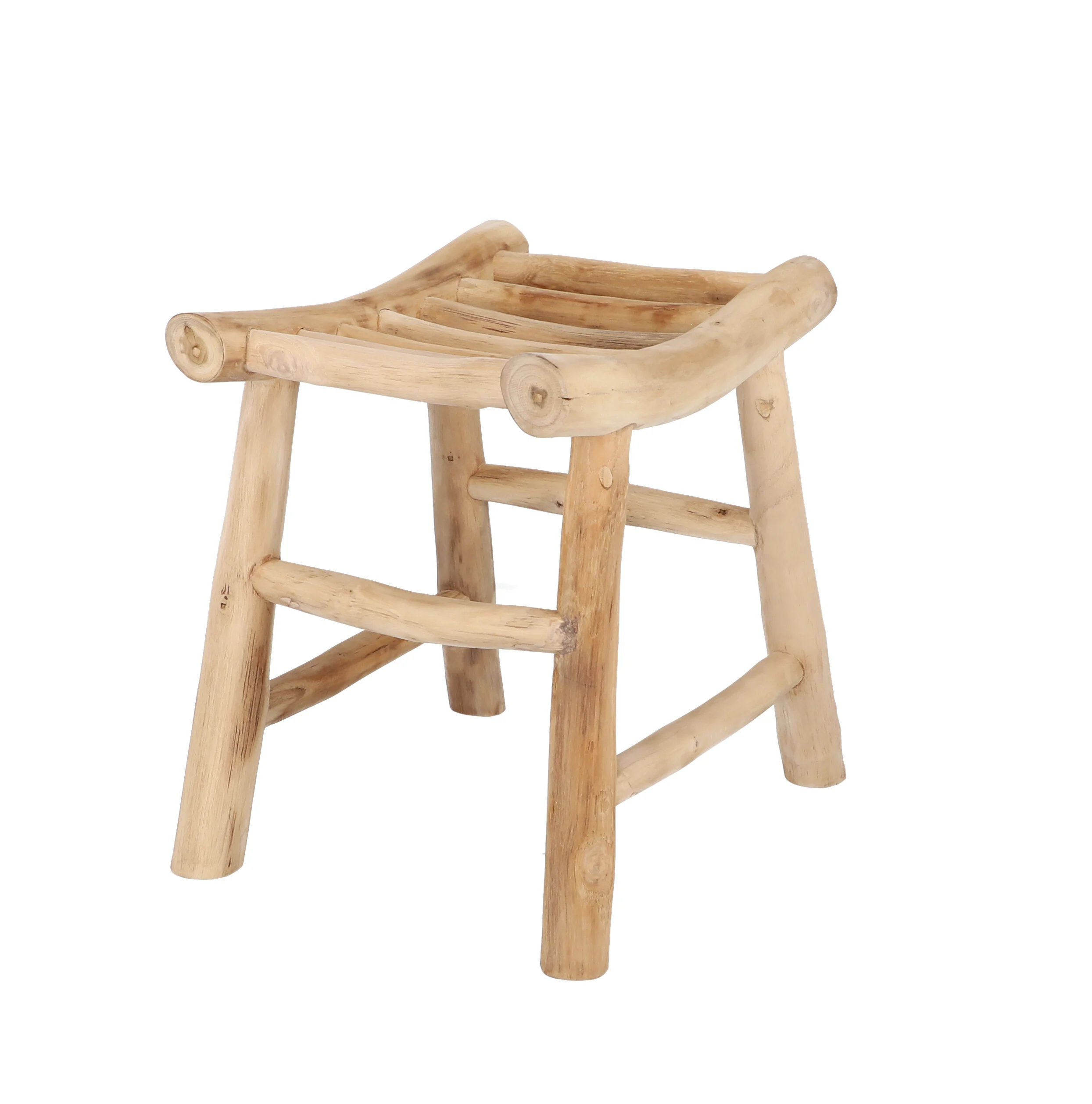Jan Kurtz Fred Hocker Teak massiv 45x35x46,5 cm