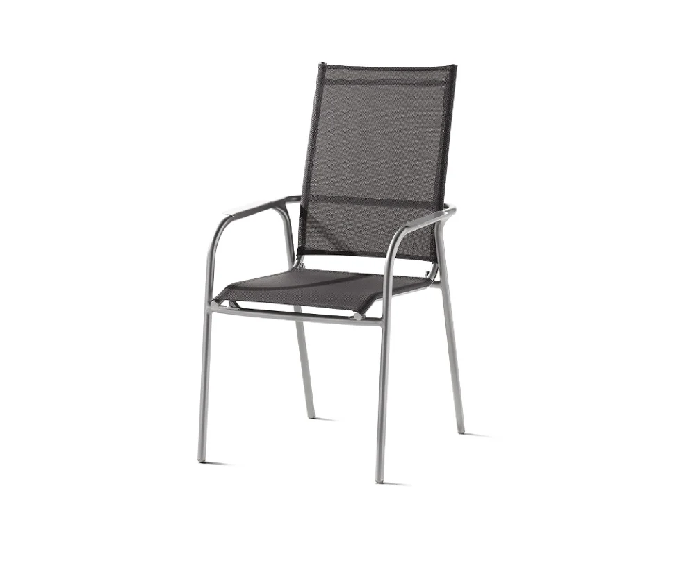 Sieger Sirio Stapelsessel Aluminium/Textilene