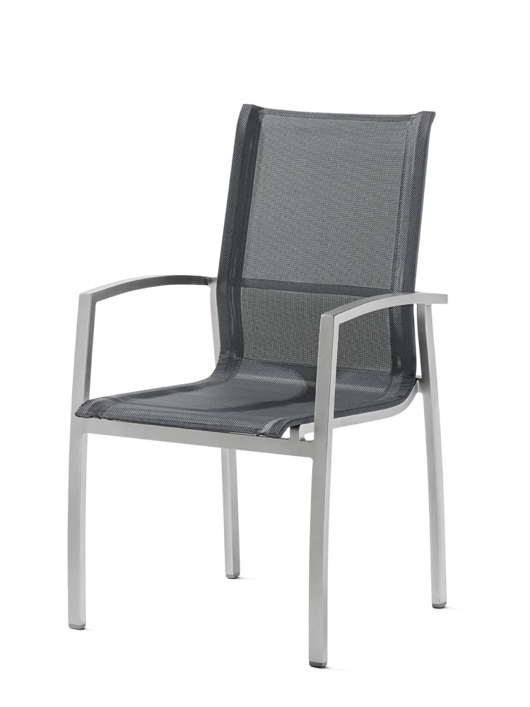 Sieger Tonga Stapelsessel Aluminium/Textilux