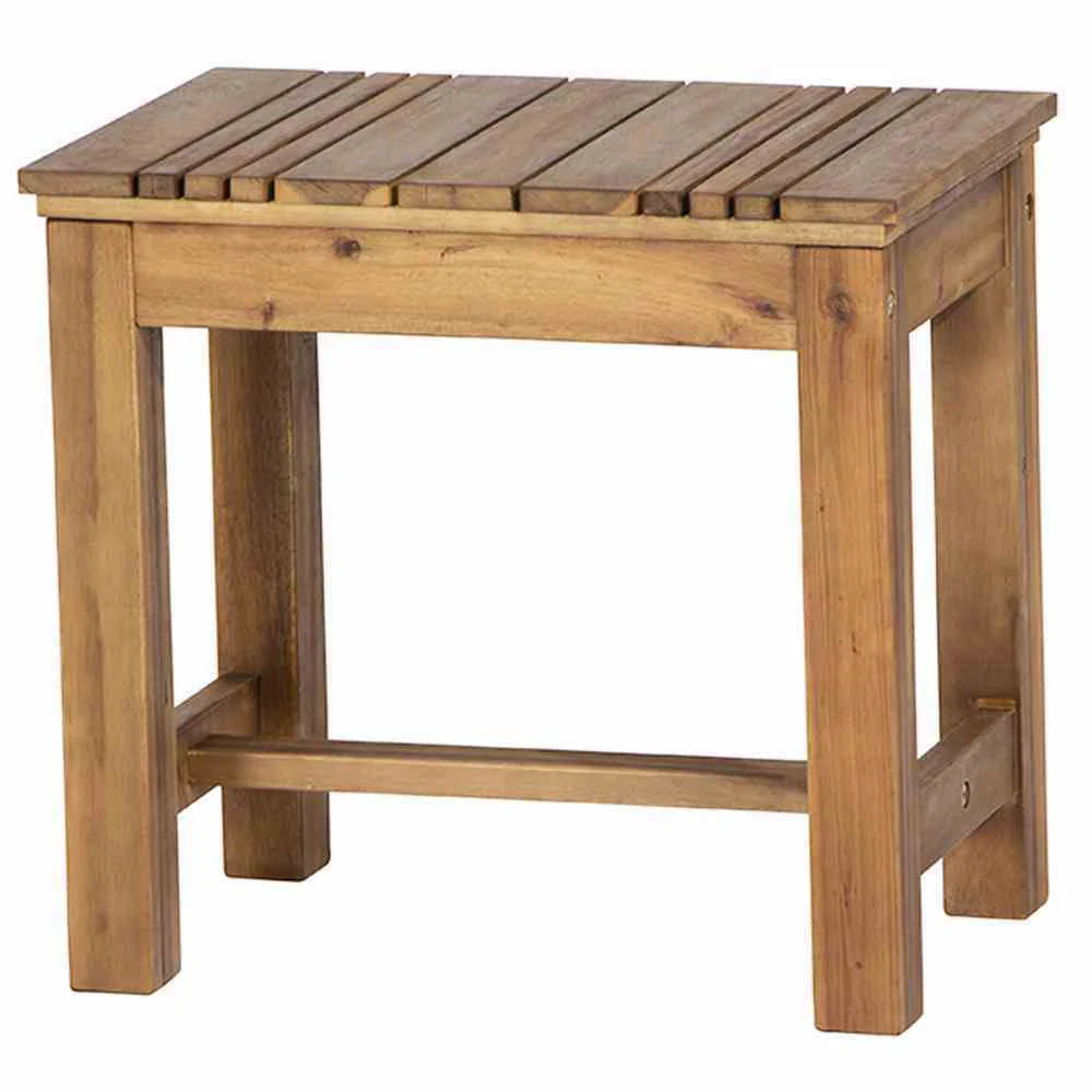 Siena Garden Falun Gartenhocker Teak 33x50 cm