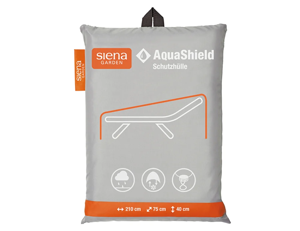 Siena Garden AquaShield Schutzhülle geeignet für Liegen, 210x75x40 cm