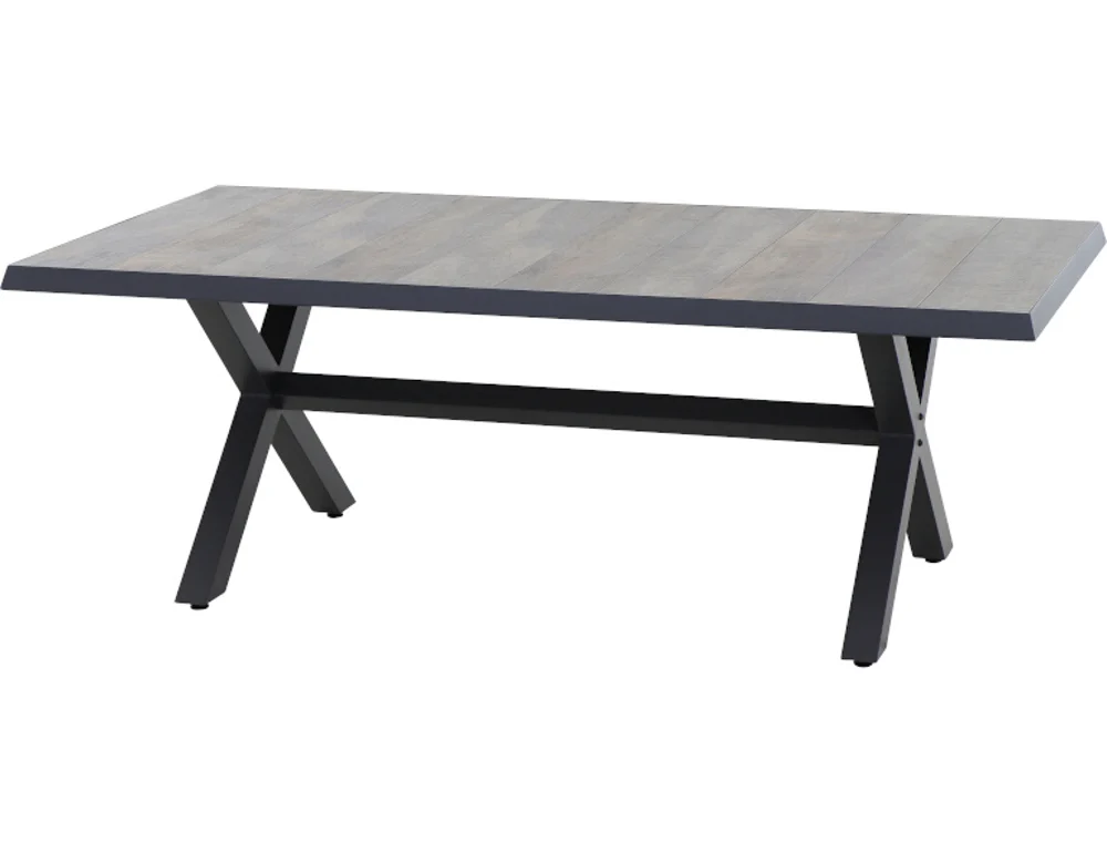 Siena Garden Sincro Gartentisch 200x100cm Anthrazit/Grau