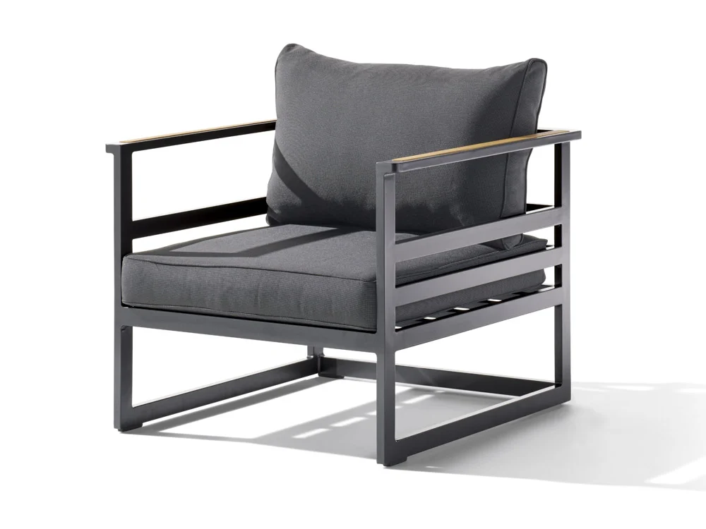 Sieger Sydney Lounge 1- Sitzer eisengrau/grau