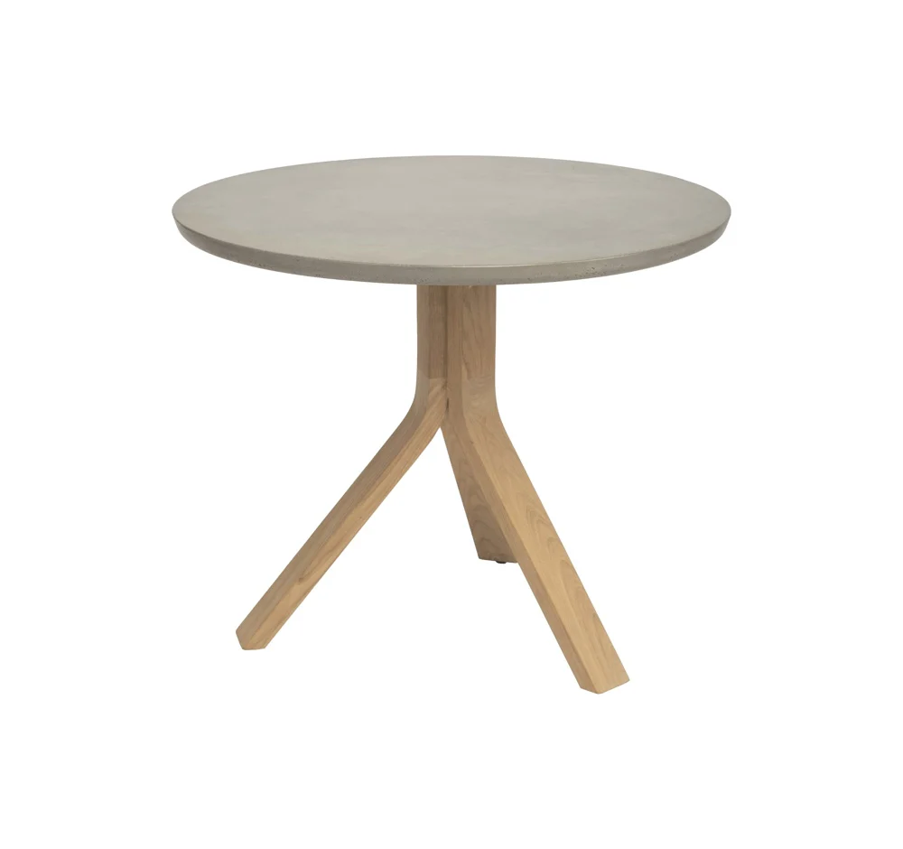 Stern Freddie Beistelltisch Teak mit Tischplatte Beton