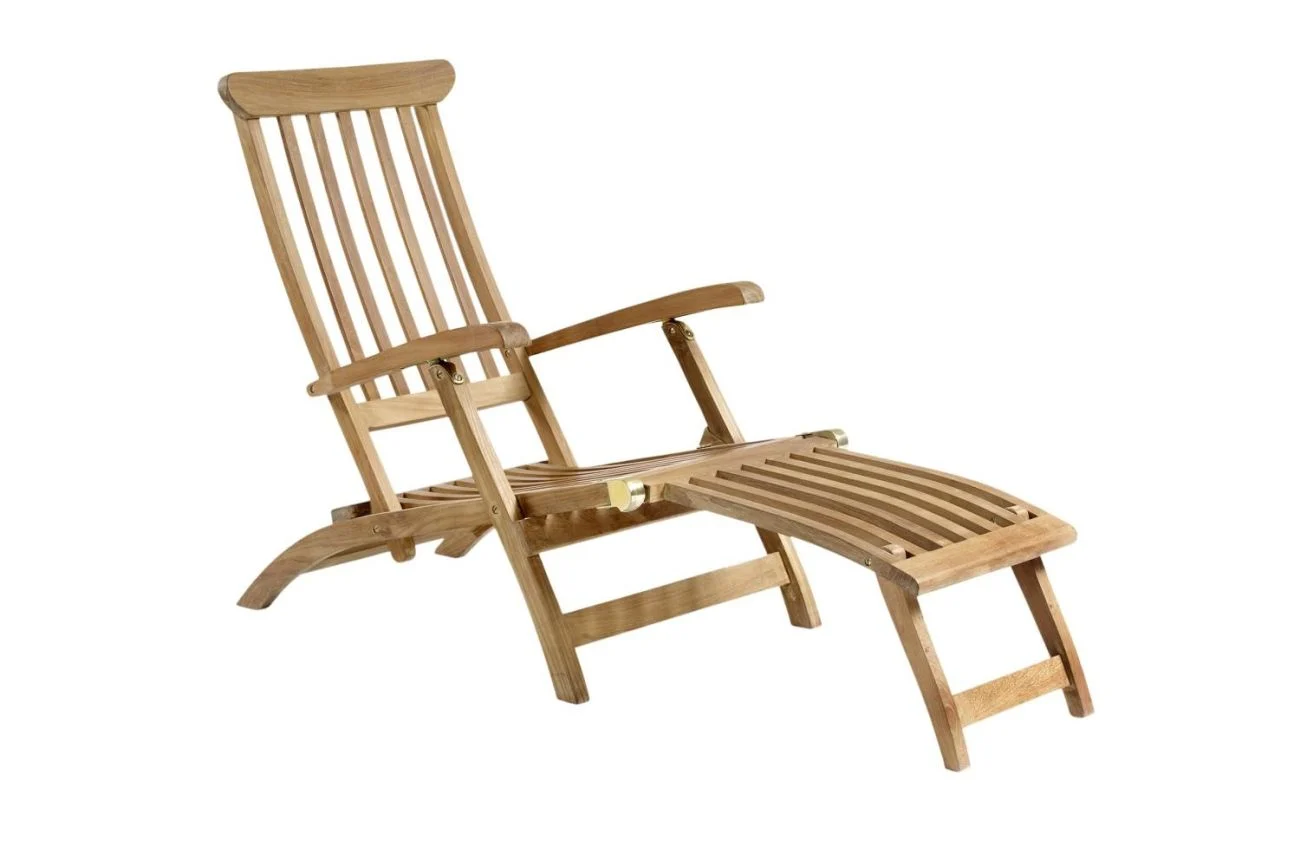 Brafab Jackson Liegestuhl Teak klappbar natur