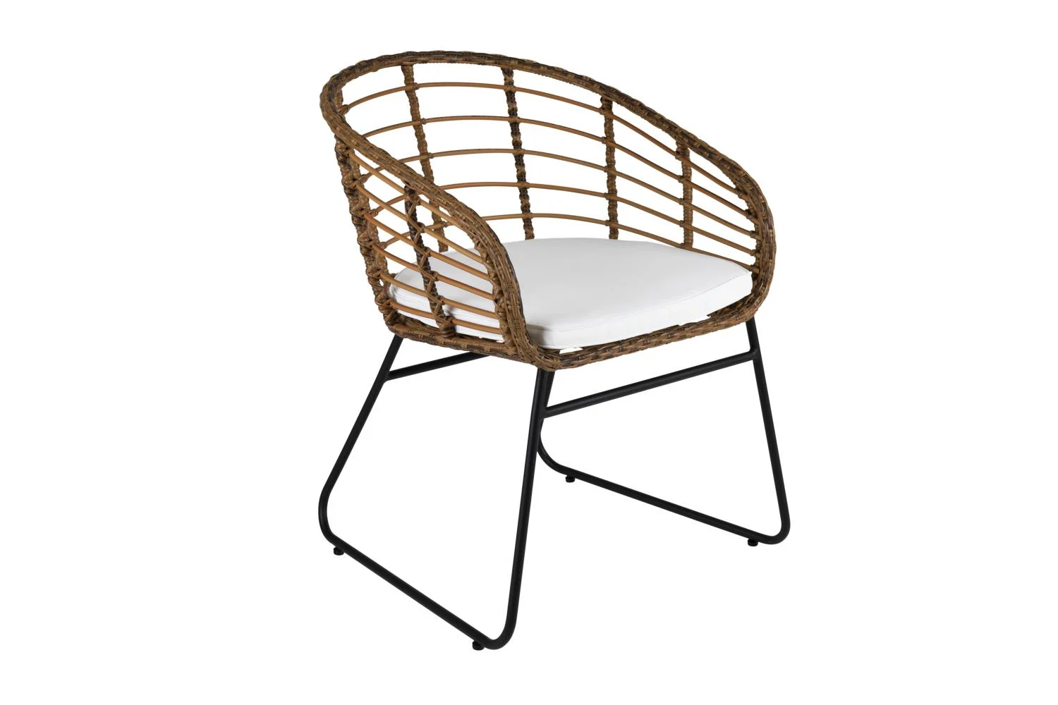 Brafab Covelo Gartensessel inkl. Kissen Aluminium/Rattan