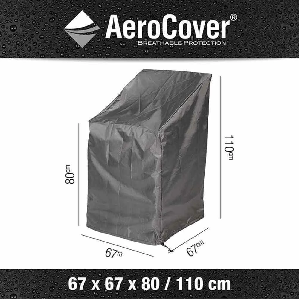 Aerocover Schutzhülle für Stapelstühle 67x67xH80/110 cm