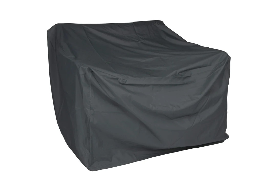 Stern Schutzhülle für Lounge-Sessel Vanda mit Bindebändern grau 100% Polyester