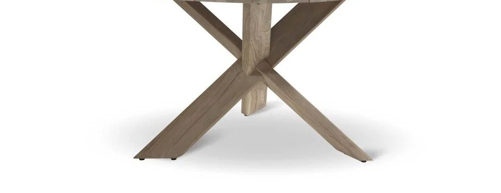 Hartman Provence Crossleg Gestell grey teak