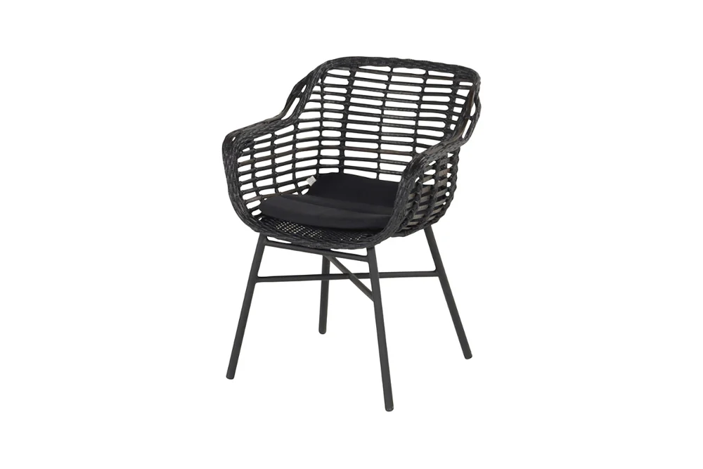 Hartman Cecilia Dining Stuhl Aluminium/Geflecht ohne Kissen