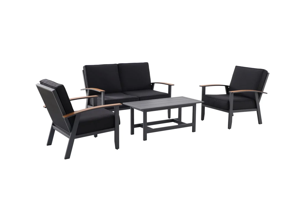 Royal Garden Berlin Set 4-teilig Anthrazit