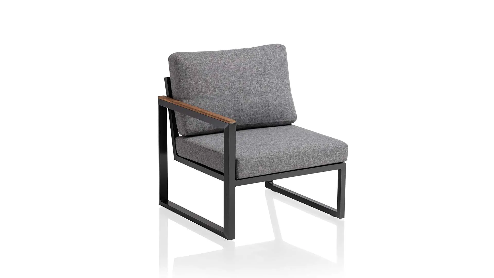Kettler Ocean Skid Lounge Endteil Modular links Teak