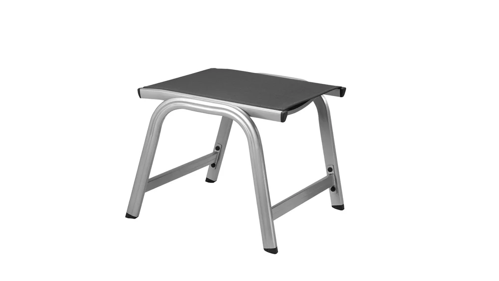 Kettler Basic Plus Hocker Aluminium/Outdoorgewebe