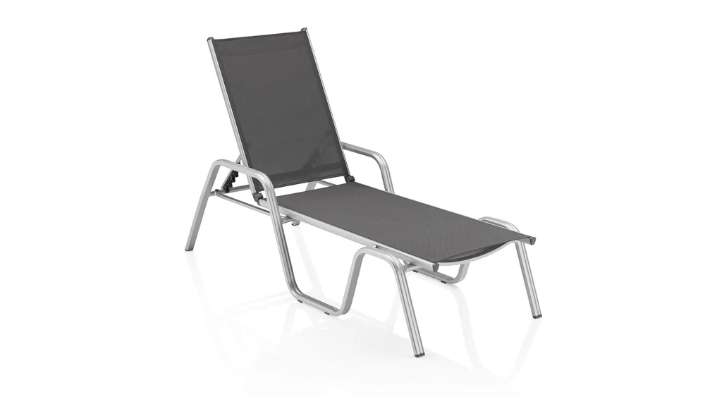 Kettler Basic Plus Stapelliege Aluminium/Outdoorgewebe