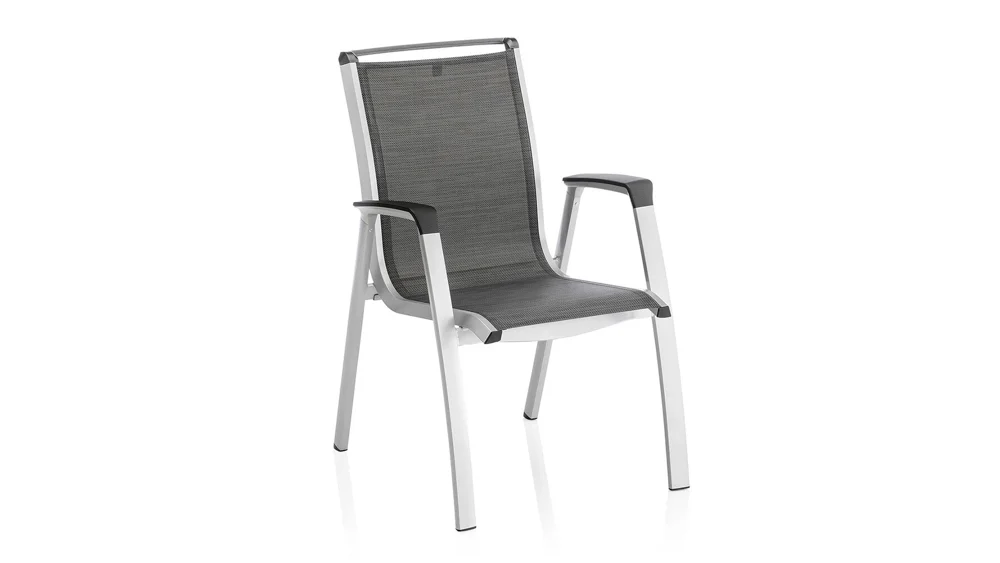 Kettler Forma II Stapelsessel Aluminium/Outdoorgewebe