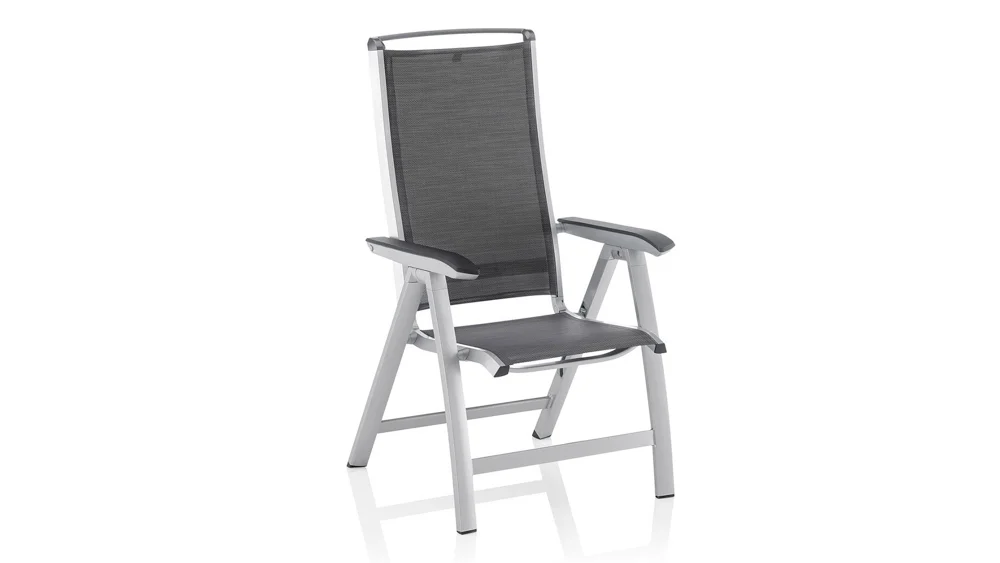 Kettler Forma II Multipositionssessel Aluminium/Outdoorgewebe