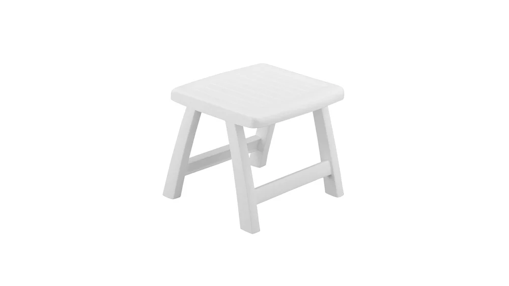 Kettler Roma Hocker Kunststoff Weiß