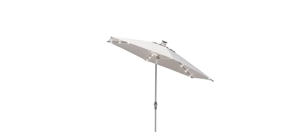 Kettler Easy Allround Kurbelschirm Aluminium/ Polyester inkl. LED Ø300 cm