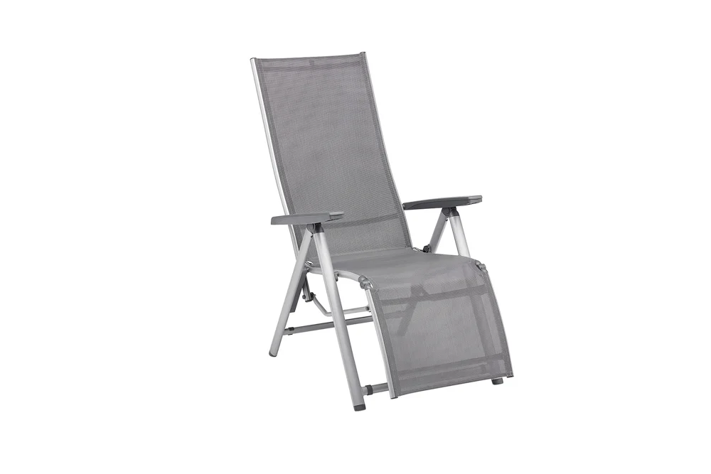 Kettler Cirrus Silver-Line Relaxsessel Aluminium/Outdoorgewebe