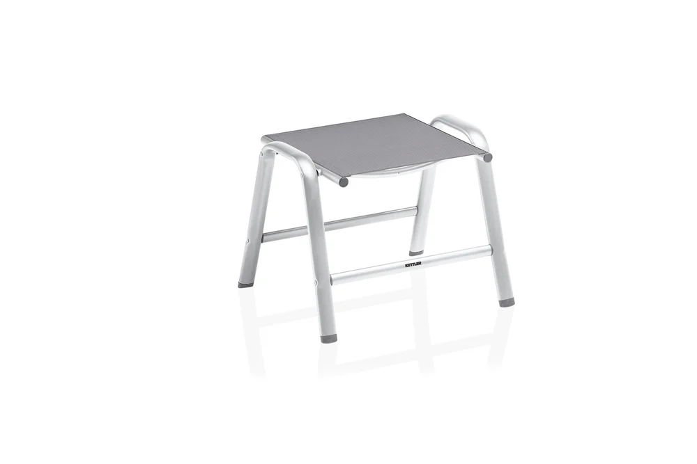 Kettler Cirrus Silver-Line Hocker Aluminium/Outdoorgewebe